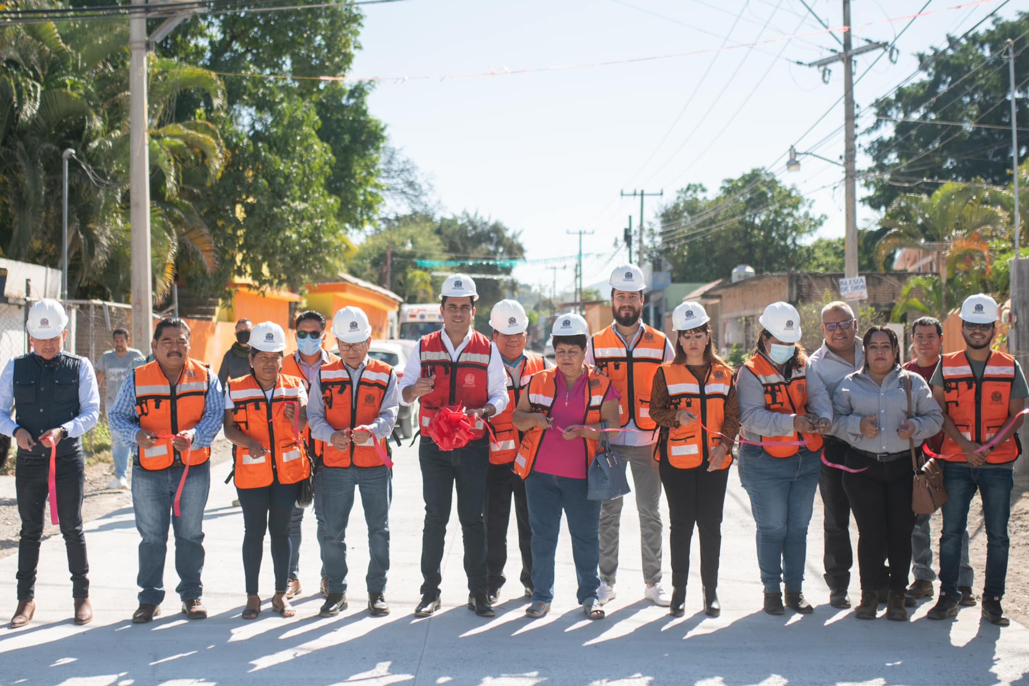 ENTREGA DE OBRA EN LA COMUNIDAD DE TEMILPA VIEJO